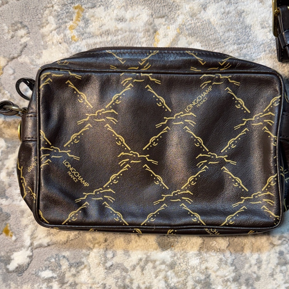 Longchamp Bag in Brown with Gold Accents - Picture 6 of 7